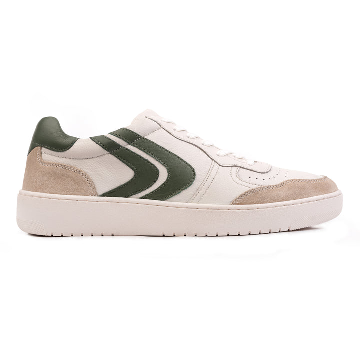 HANK SNEAKER White Green Leather