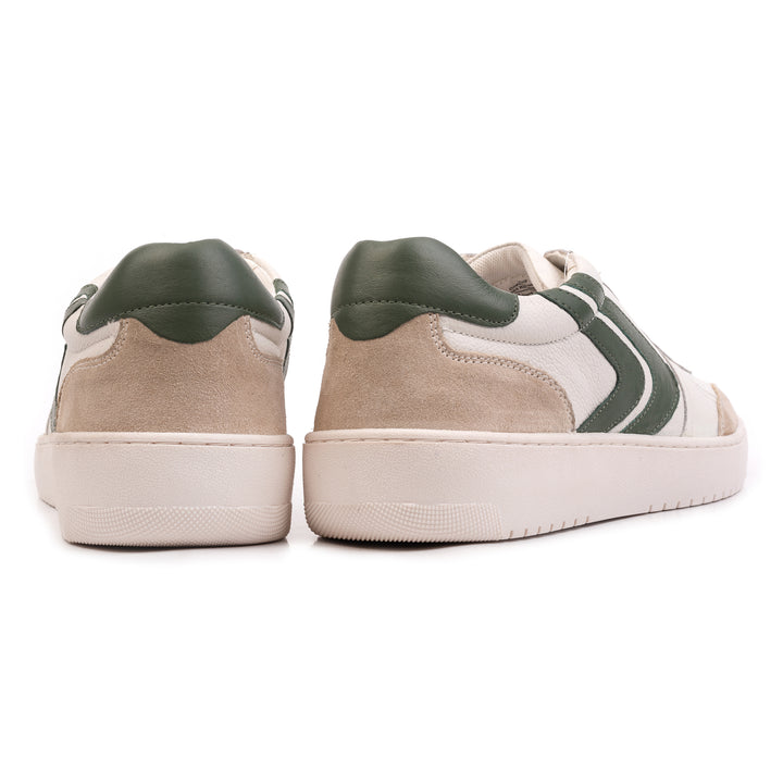 HANK SNEAKER White Green Leather