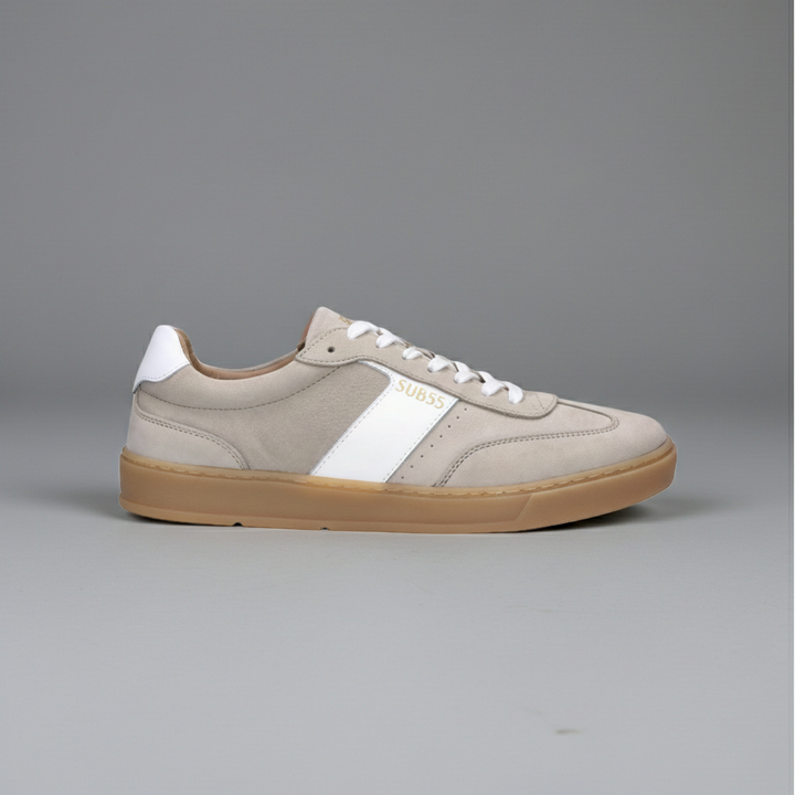 Gregroy sneaker Beige/White piele întoarsă
