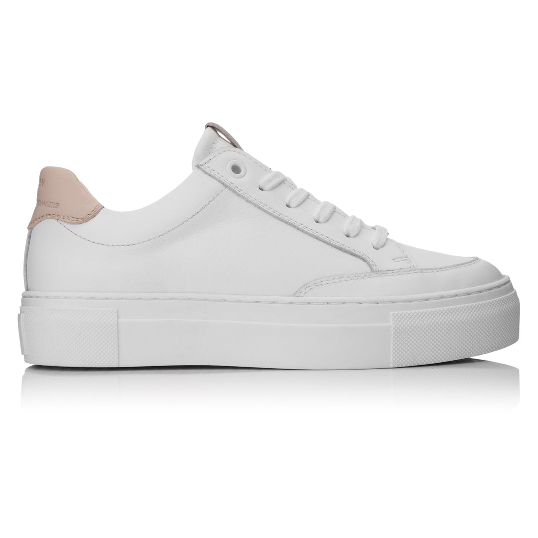 CAYENNE RETRO LOW White Leather Milled