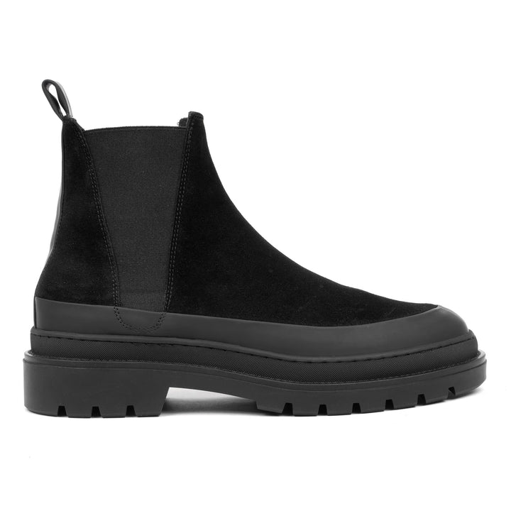 SPECTER CHELSEA BOOT Black Leather Suede