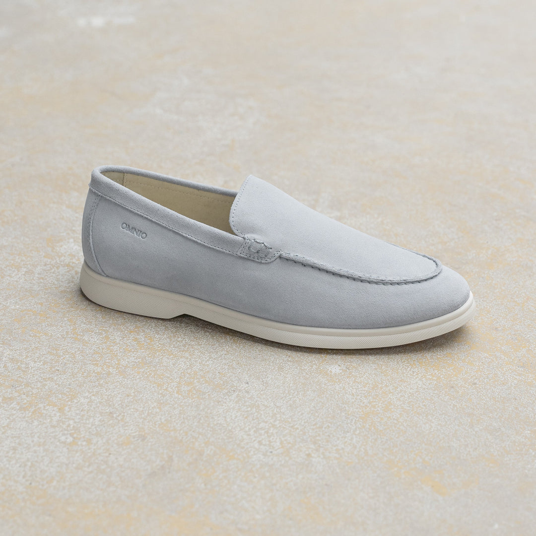 ACE LOAFER MOC Lt Blue Suede