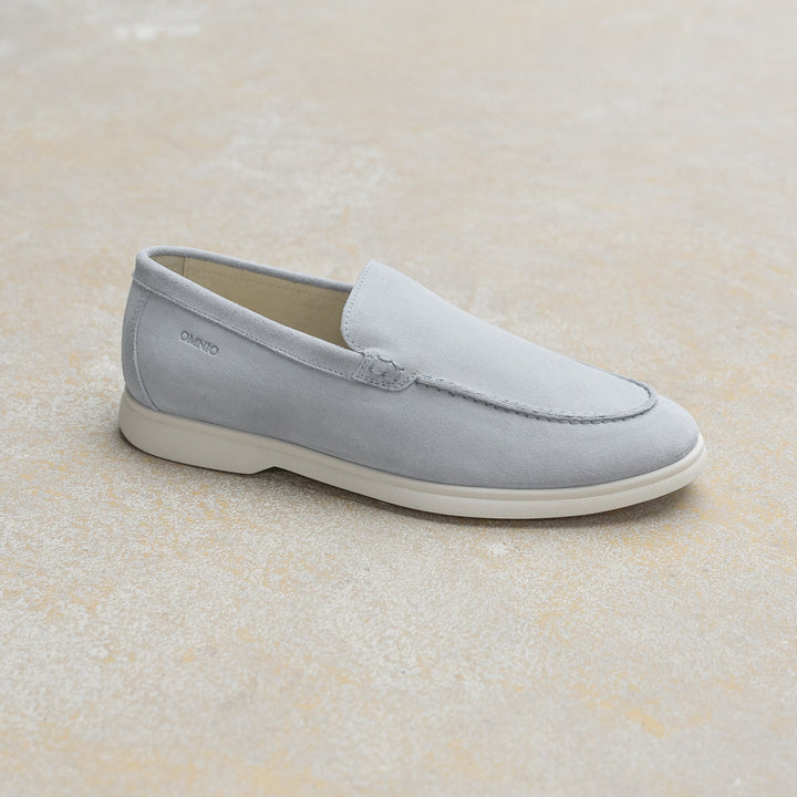 ACE LOAFER MOC Lt Blue Suede