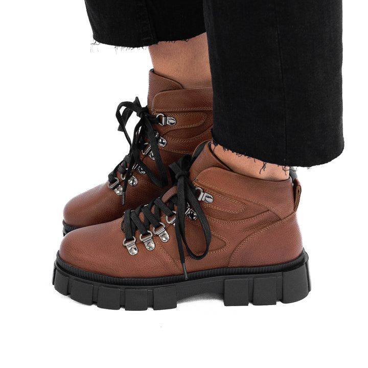 BORAGE BOOT Tan Leather