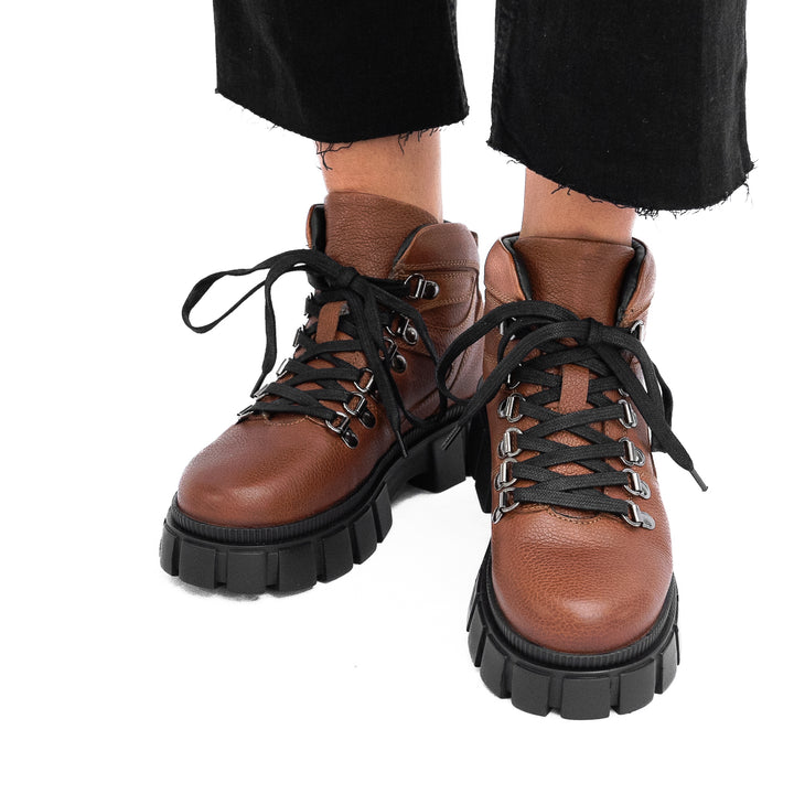 BORAGE BOOT Tan Leather