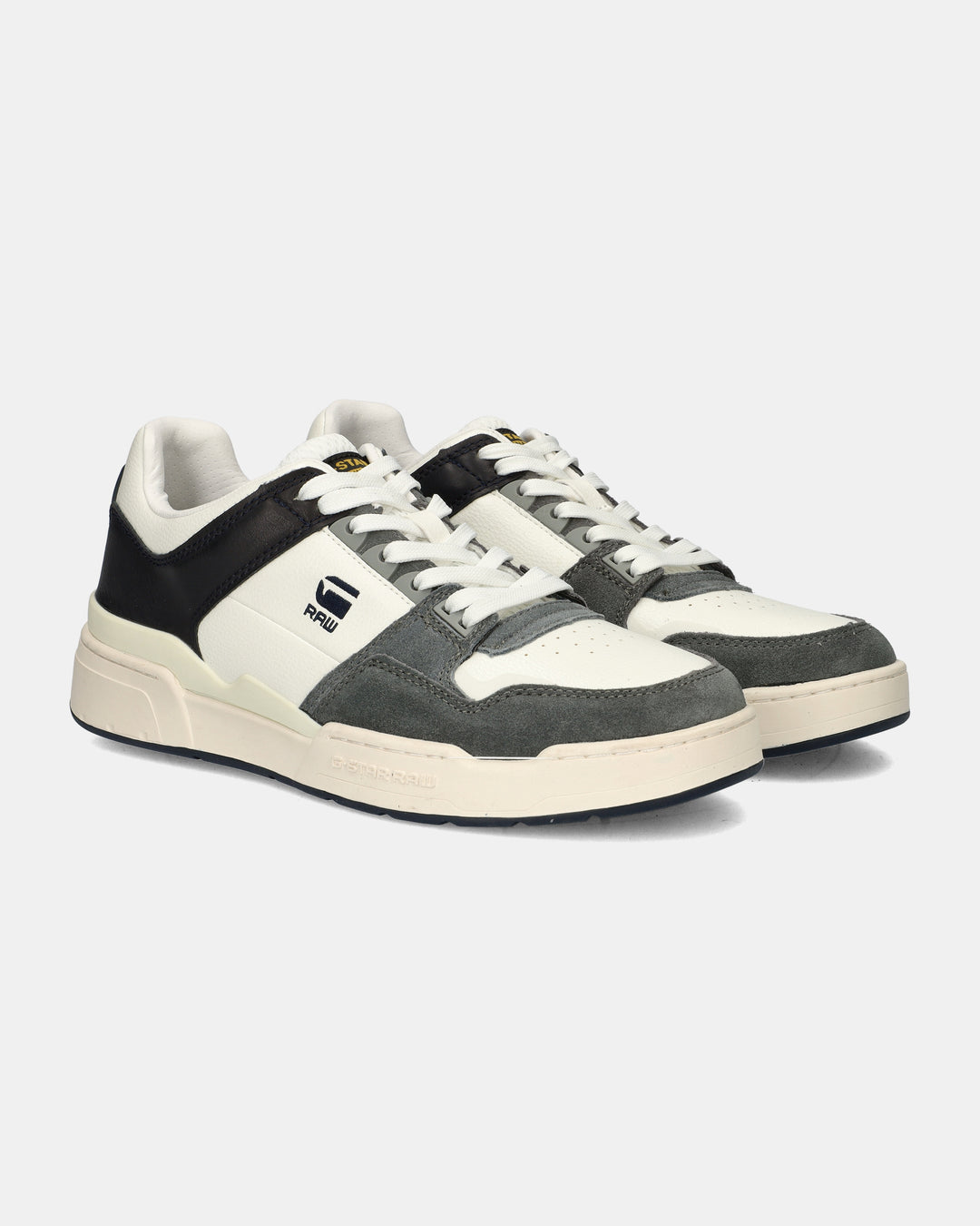 ATTACC SNEAKER White/Navy Leather