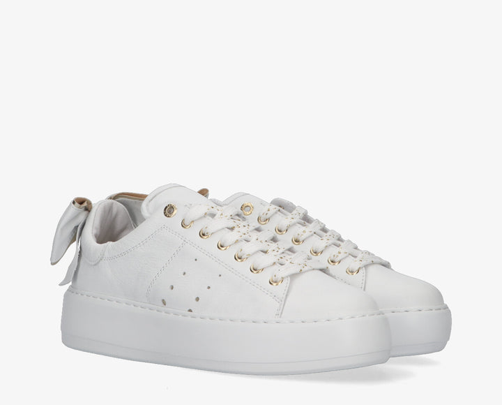AUBREE SNEAKER 4 White Leather