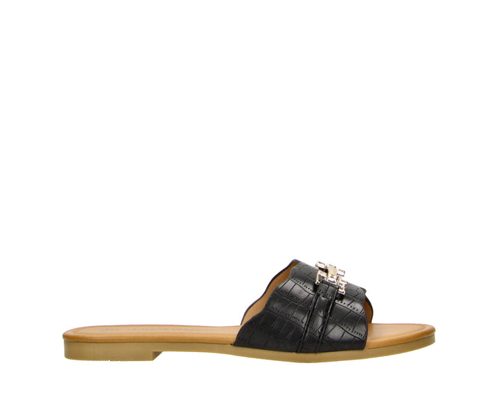 OLIVIA SLIPPER Black