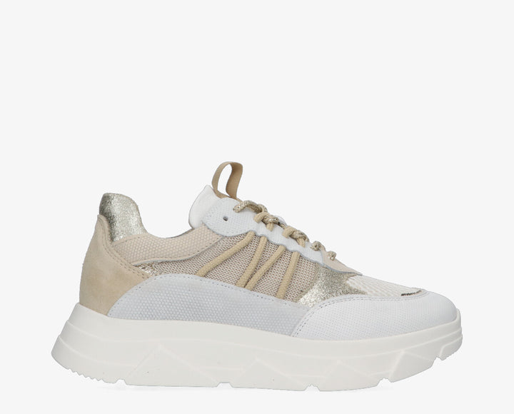KADY FAT 435 White/Gold Leather