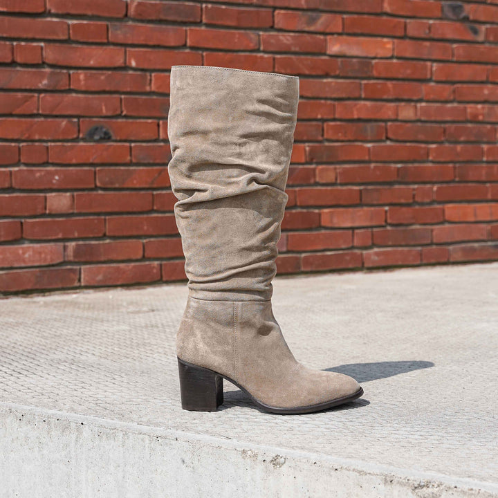Miki high boot taupe