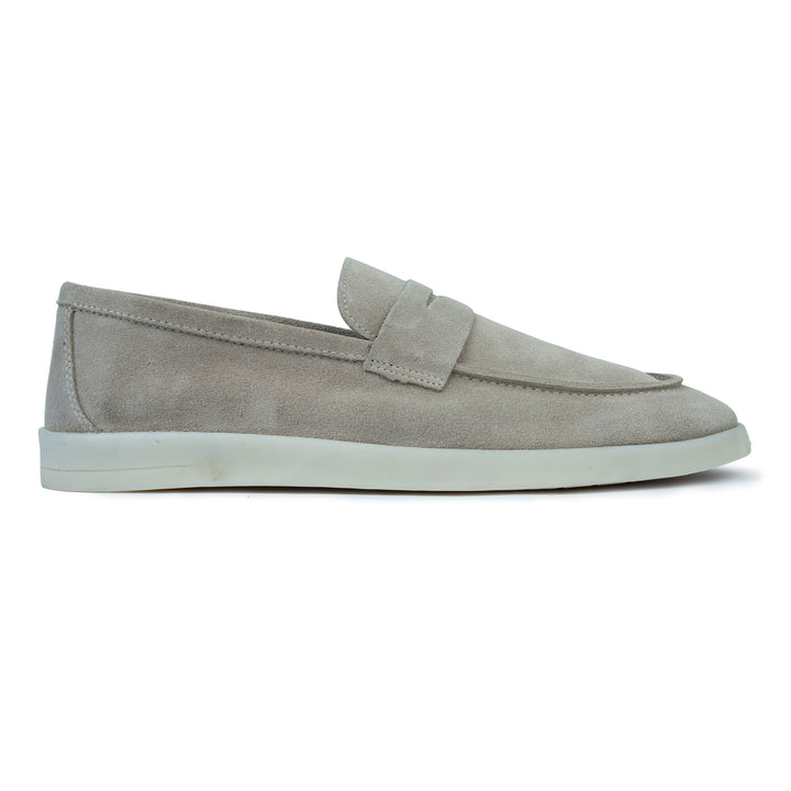 MILAN LOAFER Stone Suede