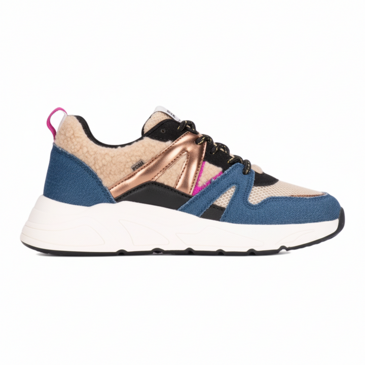Carocel sneaker denim combi