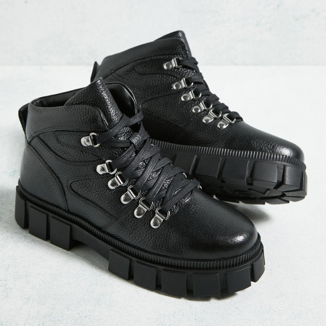BORAGE BOOT Black Leather