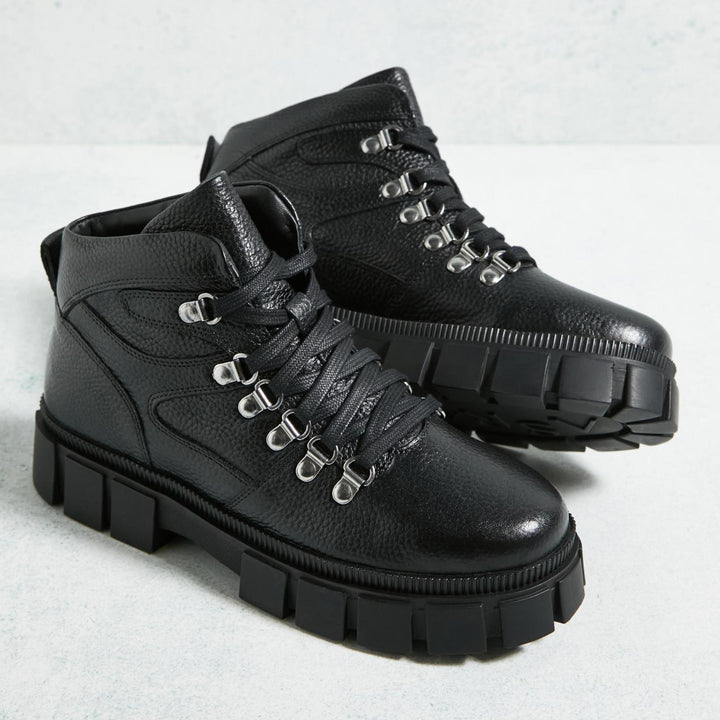 BORAGE BOOT Black Leather