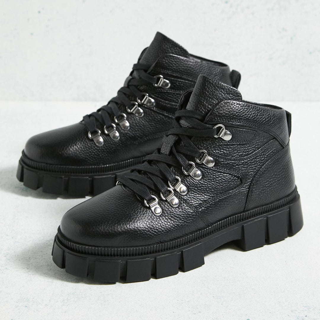 BORAGE BOOT Black Leather