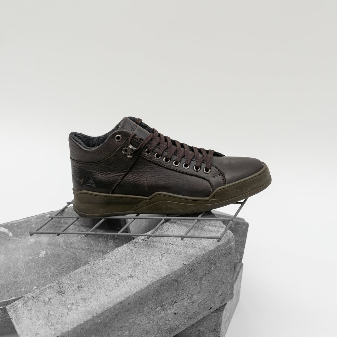 ALLIN ALPINA MID Dk Brown Leather