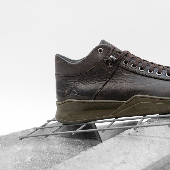 ALLIN ALPINA MID Dk Brown Leather