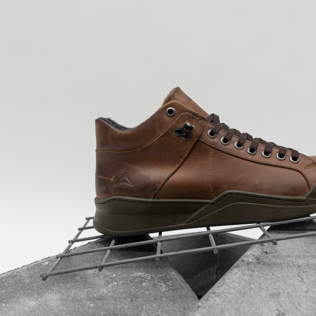 ALLIN ALPINA MID Tan Leather