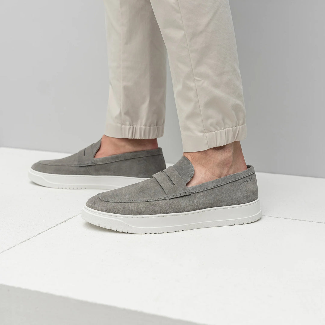 PALMER LOAFER Grey Suede