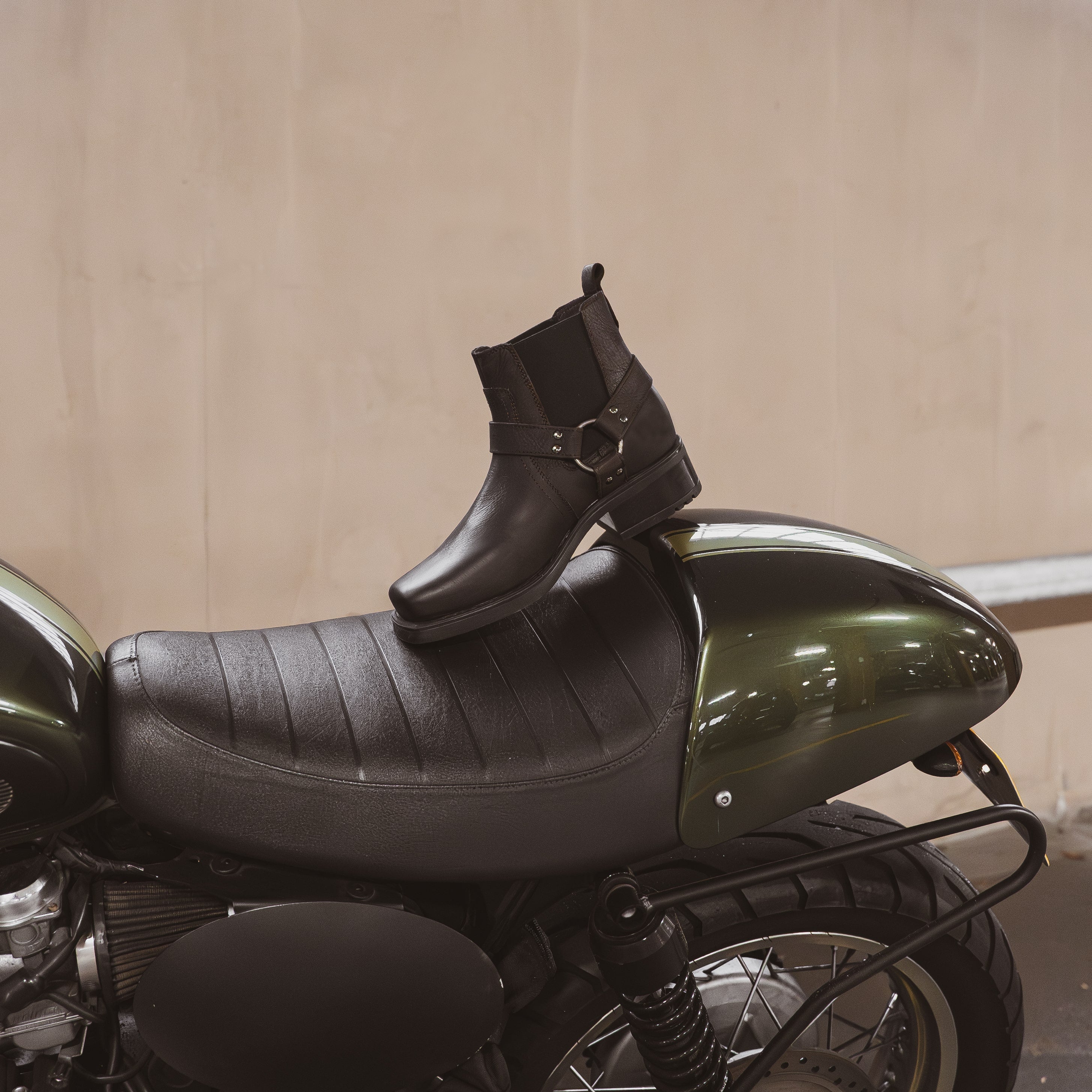 NORDLAND Harley ankle boot din piele naturală maro waxy | Alpina