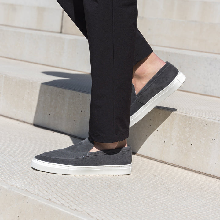 MALTON LOAFER Grey Suede