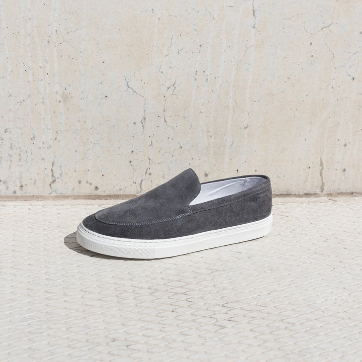 MALTON LOAFER Grey Suede