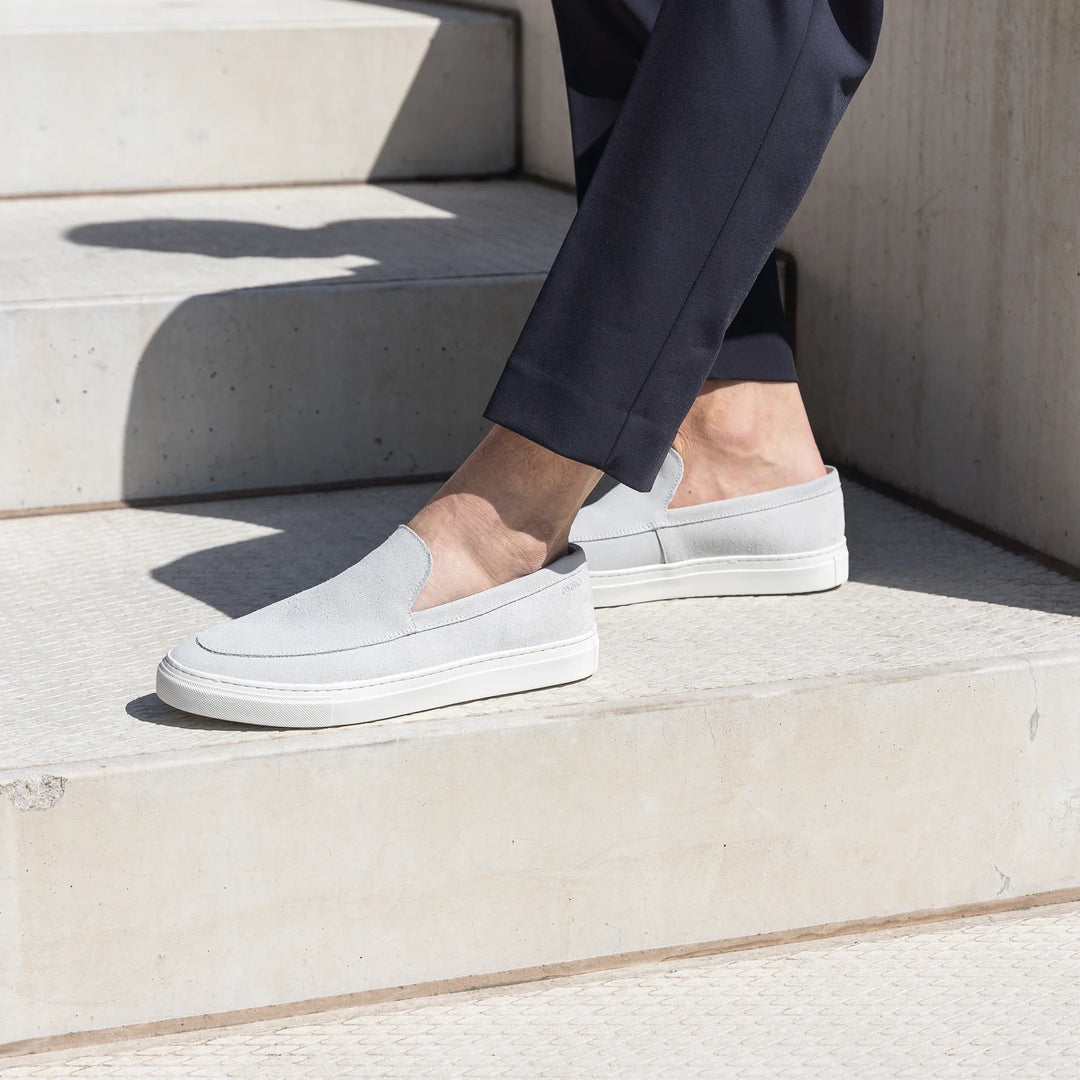 MALTON LOAFER White Suede