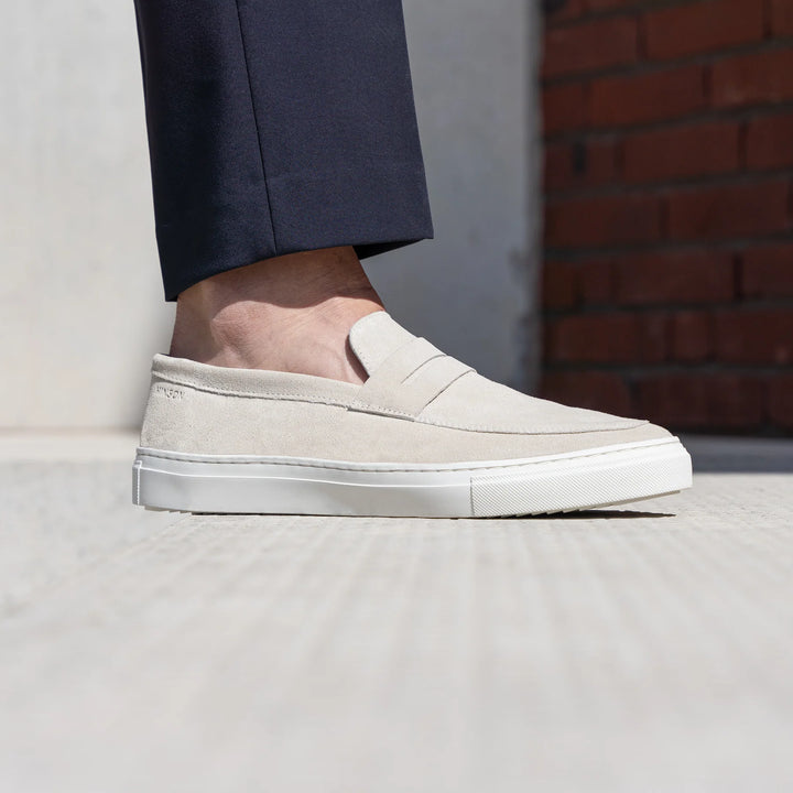 MALTON LOAFER SADDLE  Ice Suede