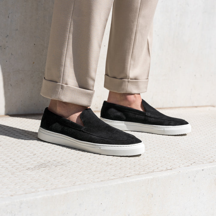 MALTON LOAFER Black Suede