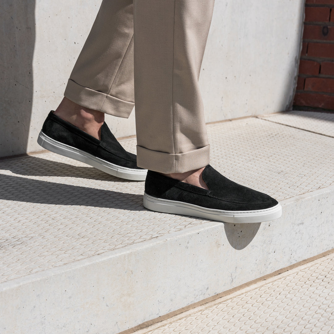 MALTON LOAFER Black Suede