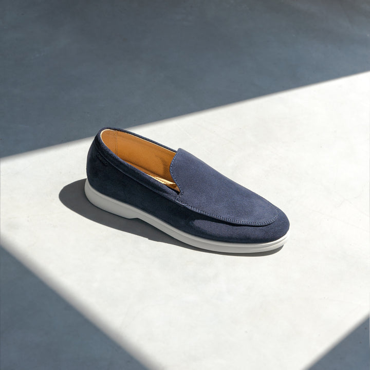 ACE LOAFER Dk Blue Suede