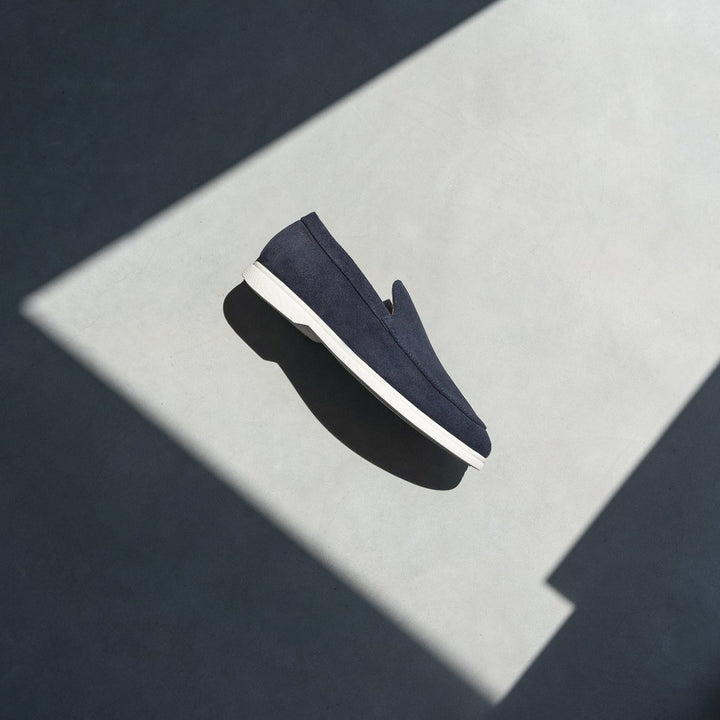 ACE LOAFER Dk Blue Suede