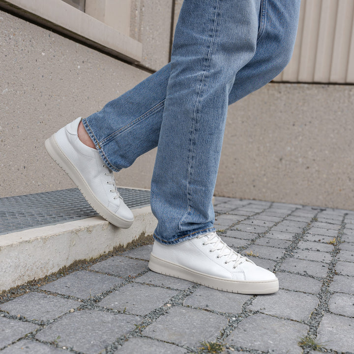 BENNET CITY LOW White Leather