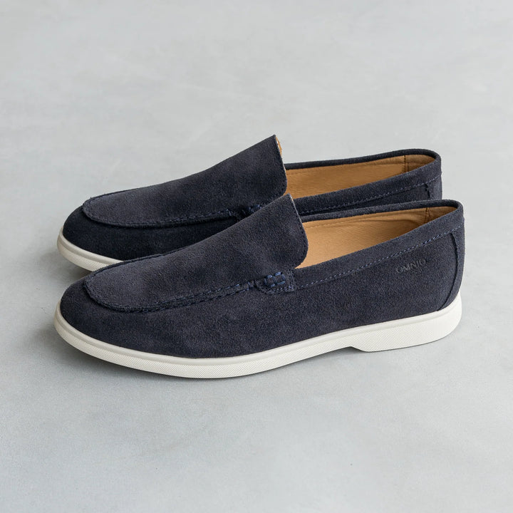 ACE LOAFER MOC Navy Suede