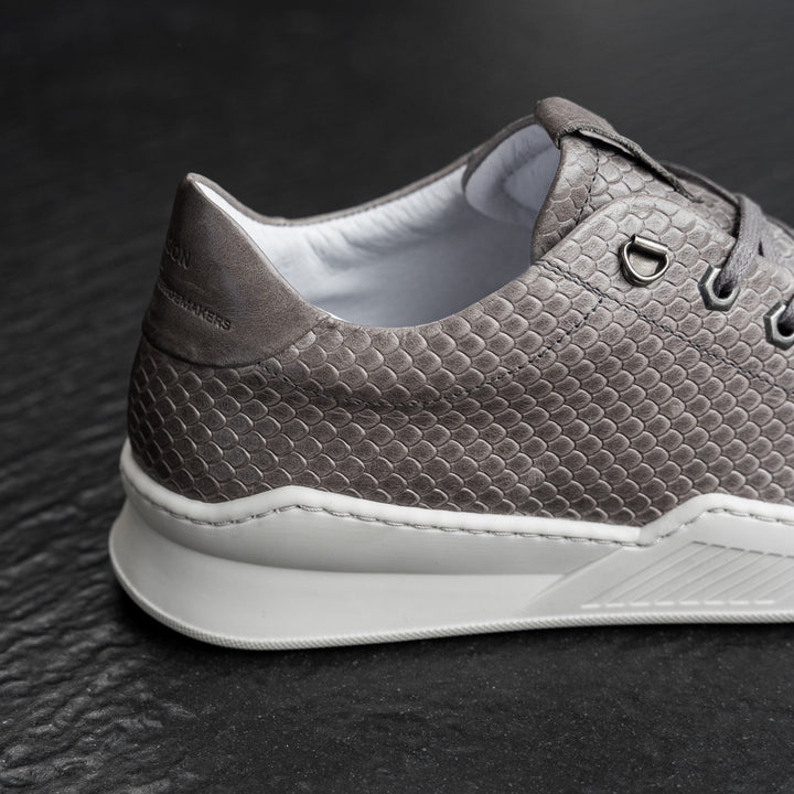 ESKO CITY LOW Dragon Grey Embossed Leather