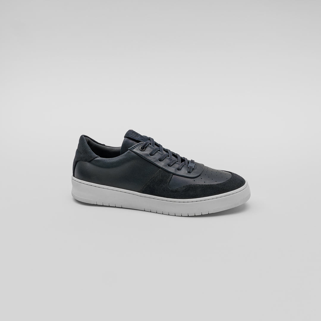 BENNET SONDER LOW Navy LS Leather Milled