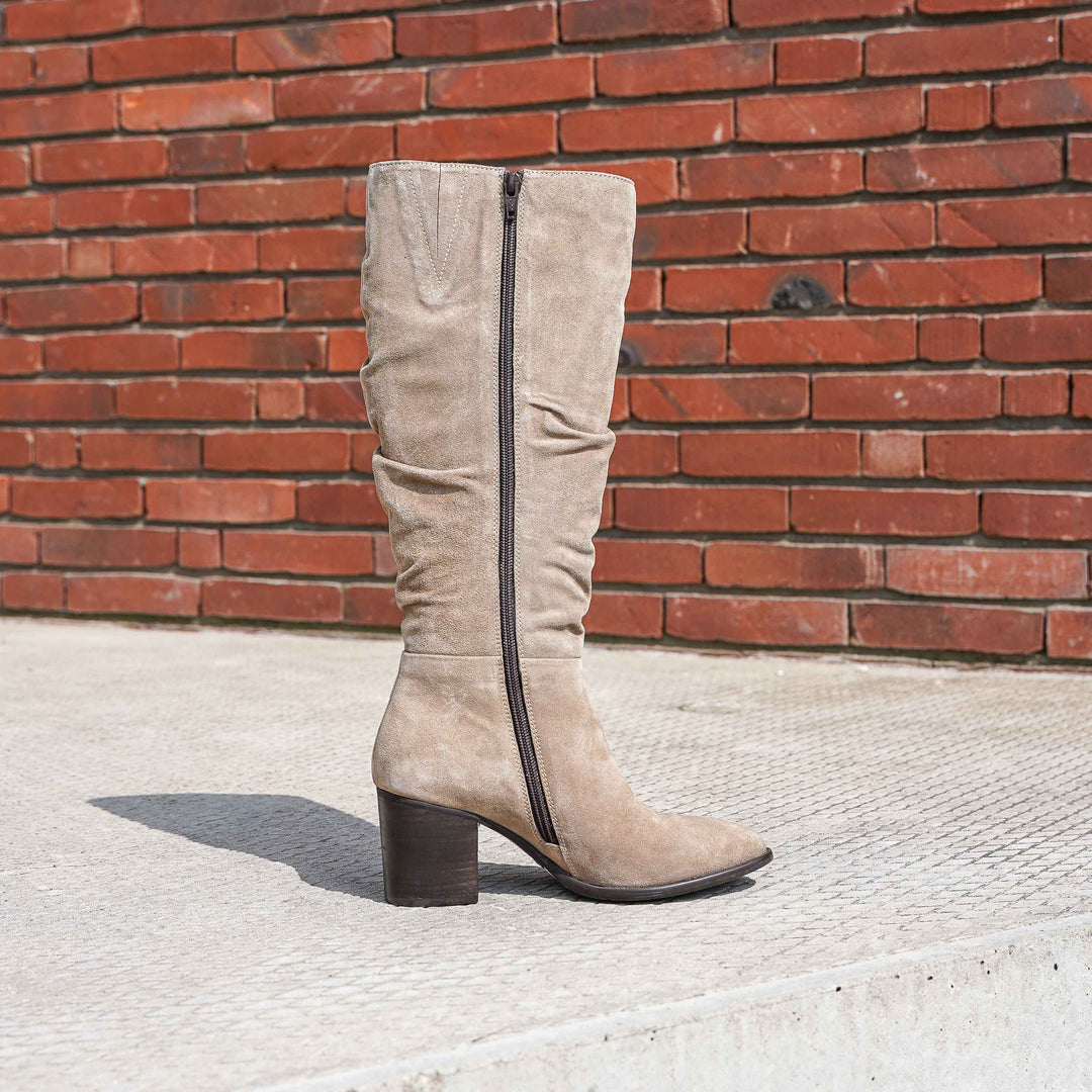 Miki high boot taupe