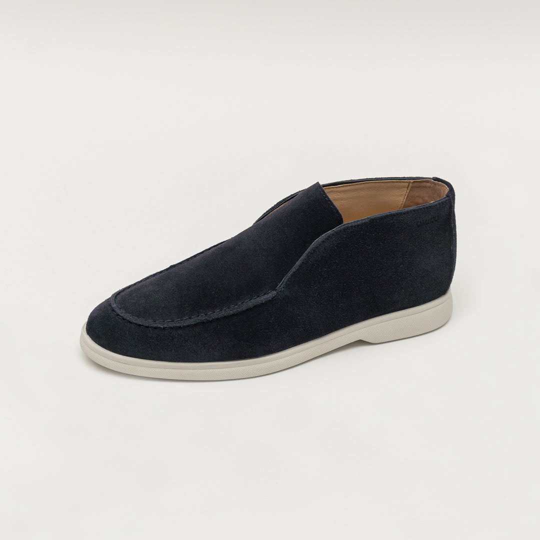ACE MOC BOOT Dk Blue Suede