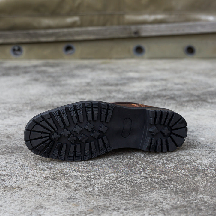 GORDON TOE CAP BOOT Piele Naturală  Bruciato