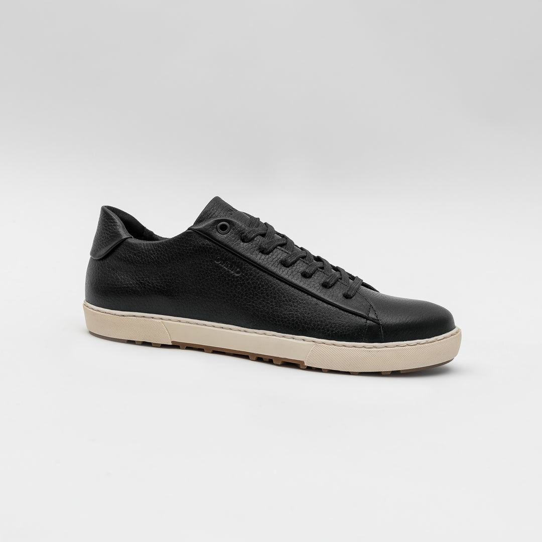 BELGRADO BASE LOW Black Leather Milled