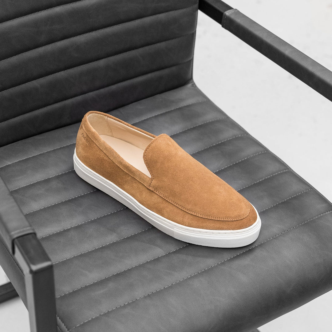 MALTON LOAFER Cognac Suede