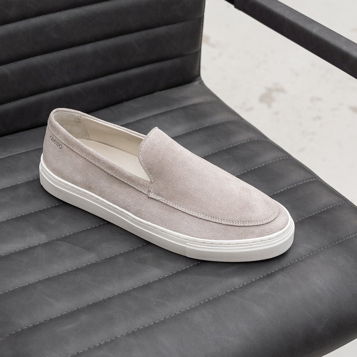 MALTON LOAFER Lt.Grey Suede