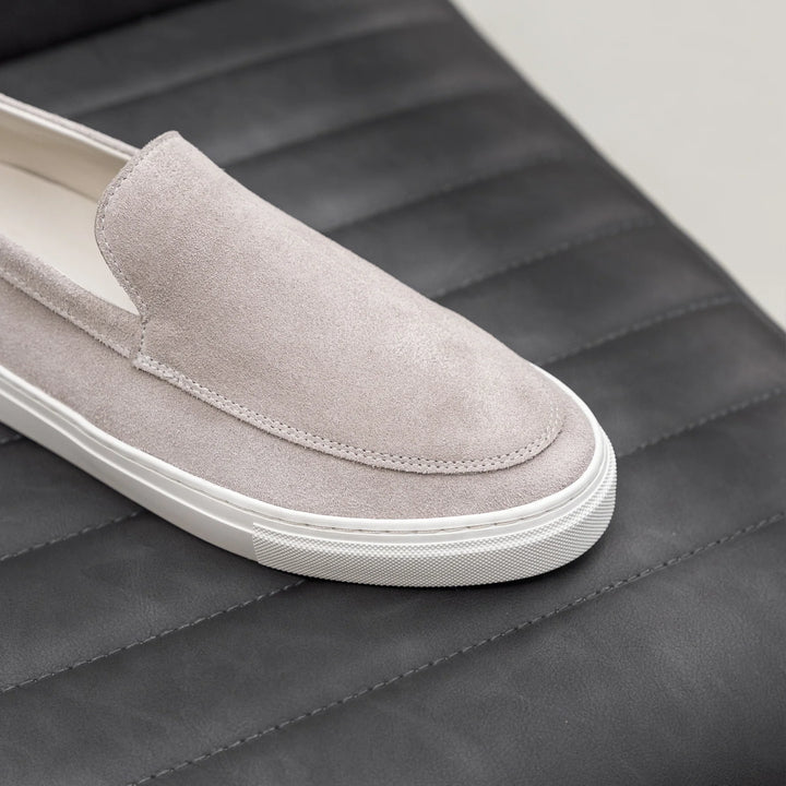 MALTON LOAFER Lt.Grey Suede