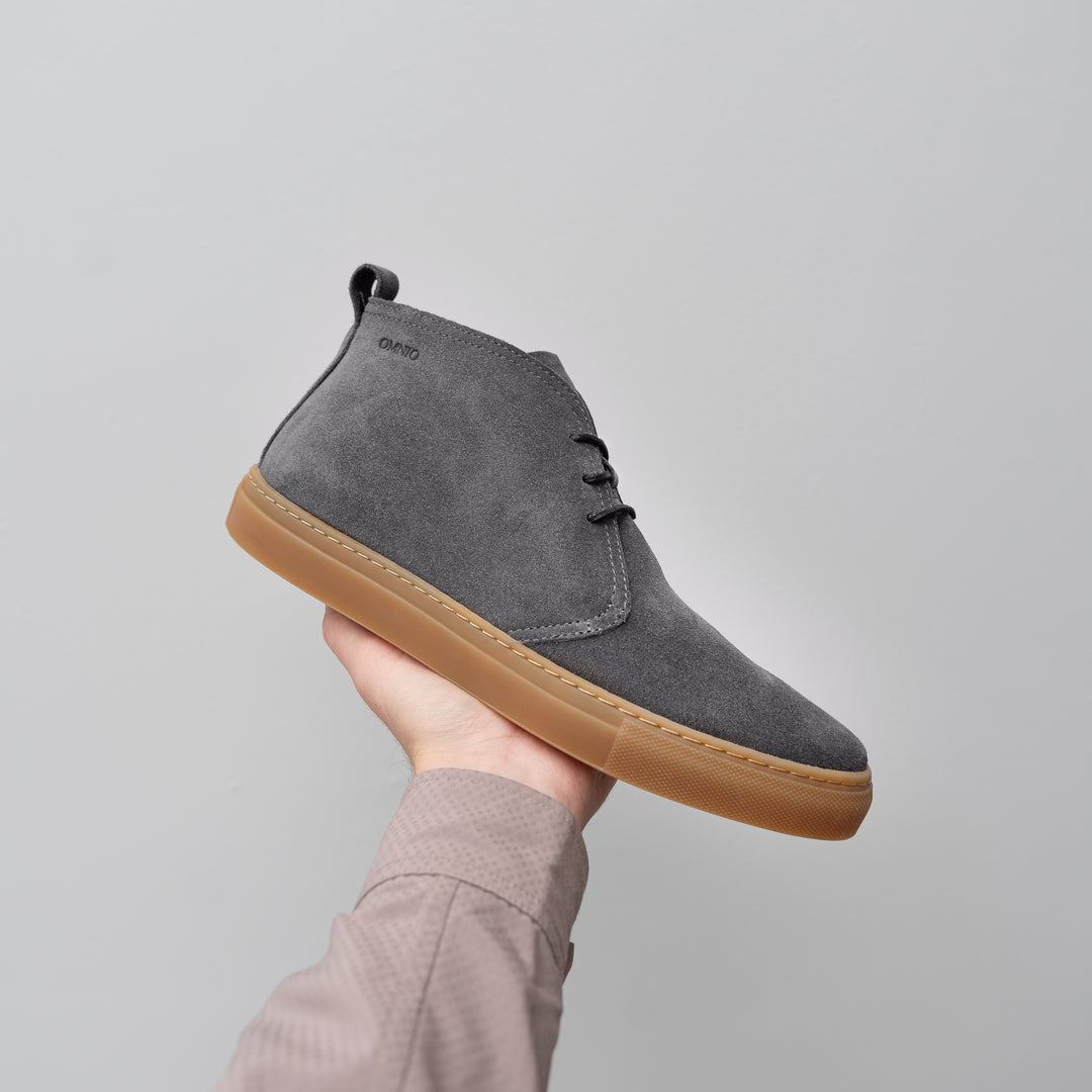 VENETO CHUCKA BOOT Grey Suede