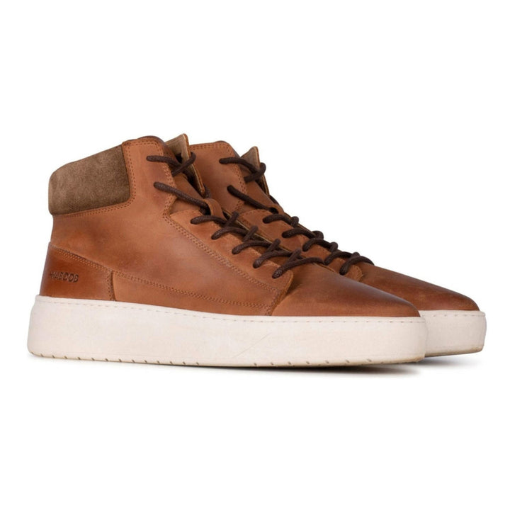ENZO MID Cognac Leather