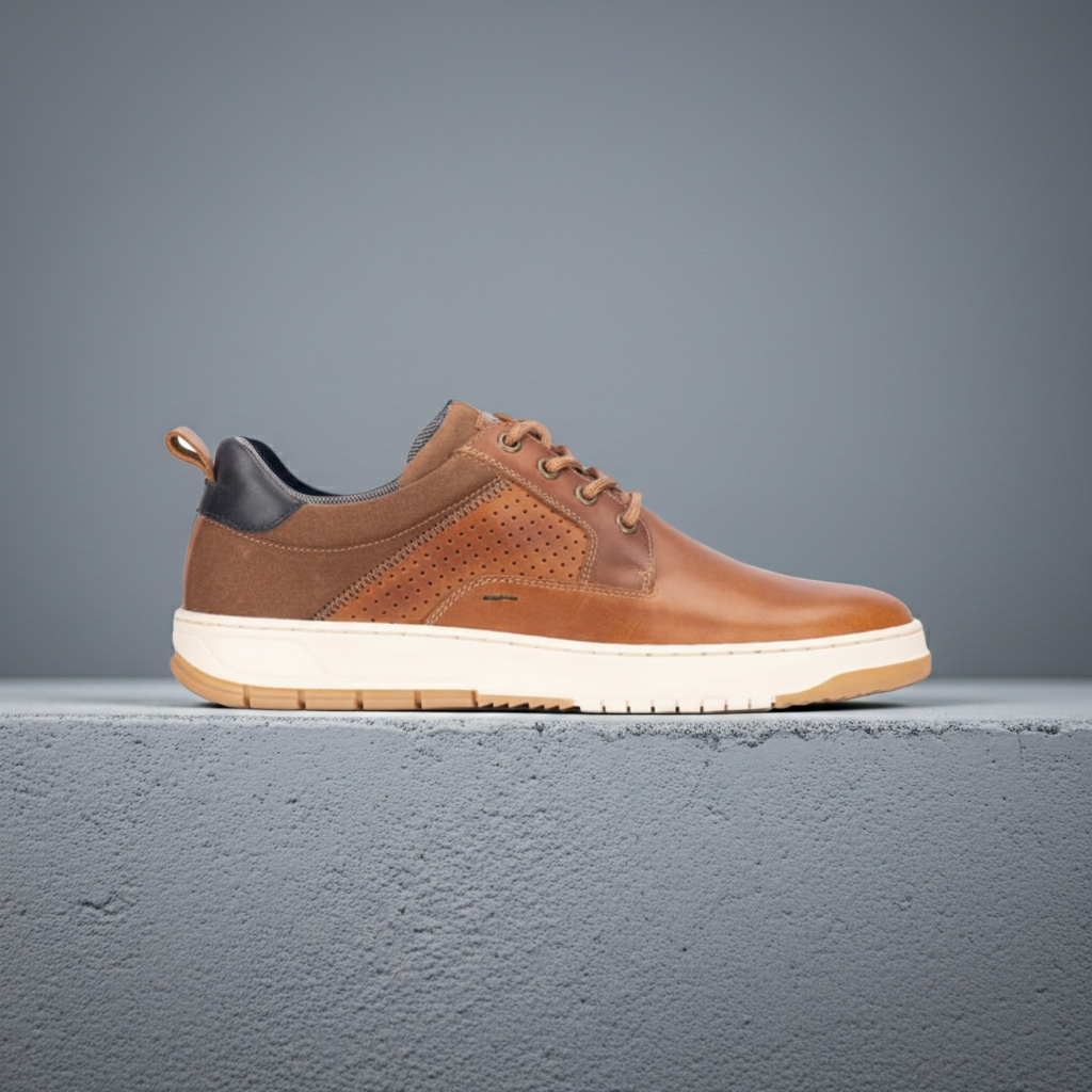 Jim sneaker Cognac piele