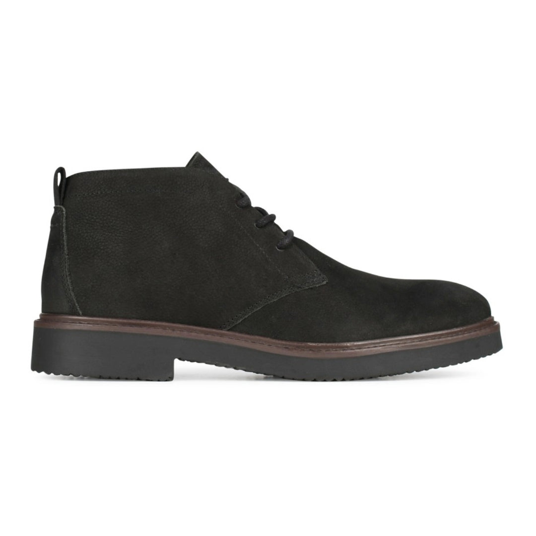 HUDSON LACE BOOT Black Nubuck