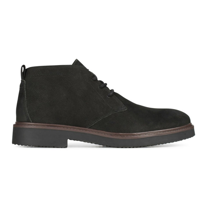 HUDSON LACE BOOT Black Nubuck
