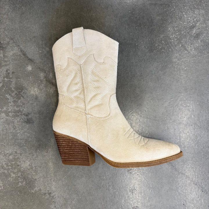 House western boot Ecru