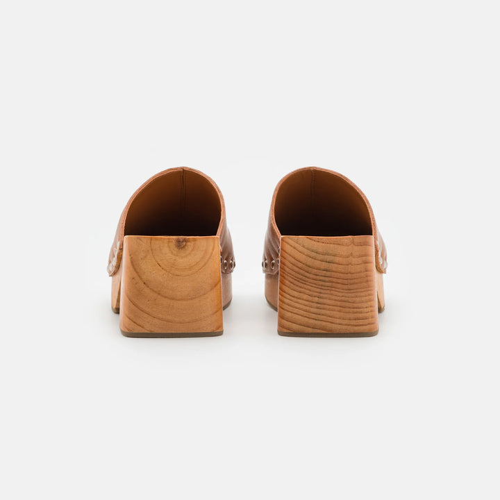 JUDE MULE Spice Tan Leather